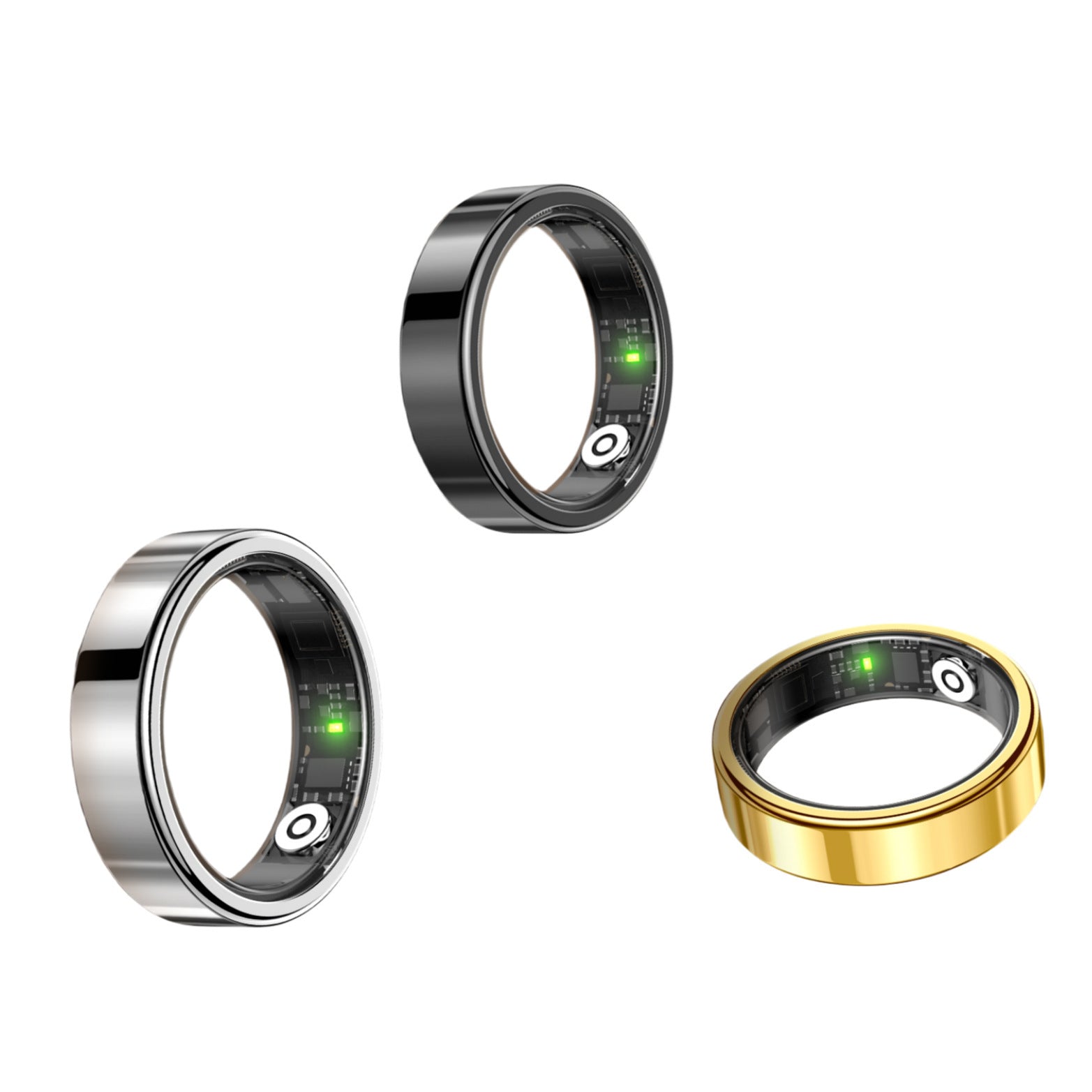 Sports Fitness Heart Rate Blood Oxygen Sleep Tracking Monitoring Smart Ring