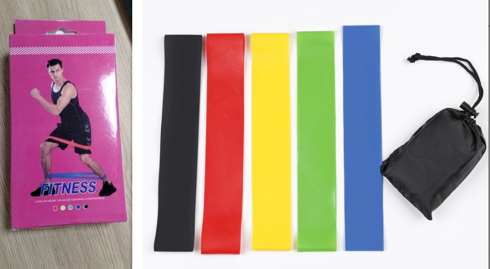 3 Level Resistance Rubber Bands Yoga Training Elastic Bands