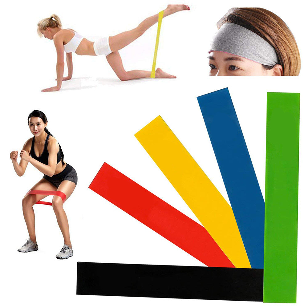 3 Level Resistance Rubber Bands Yoga Training Elastic Bands